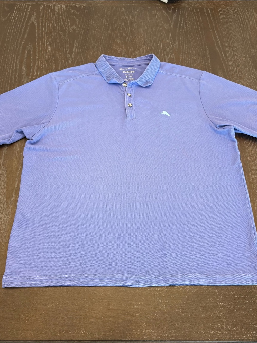 Men’s Tommy Bahama IslandZone Periwinkle/Lavender Golf Polo Shirt XL